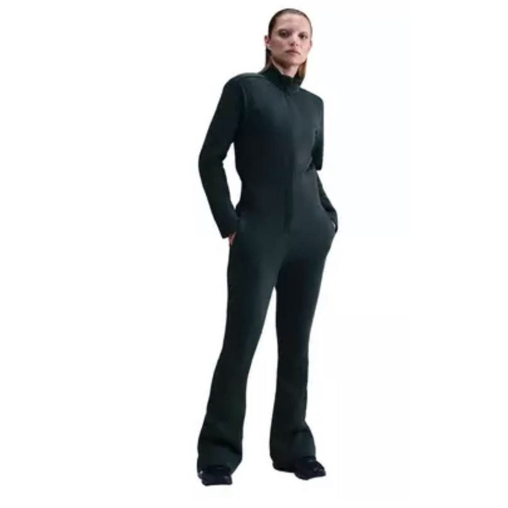 Womens Size XS Nike Tech Naomi Osaka Fleece Jumpsuit Full Zip Green HV4095-390